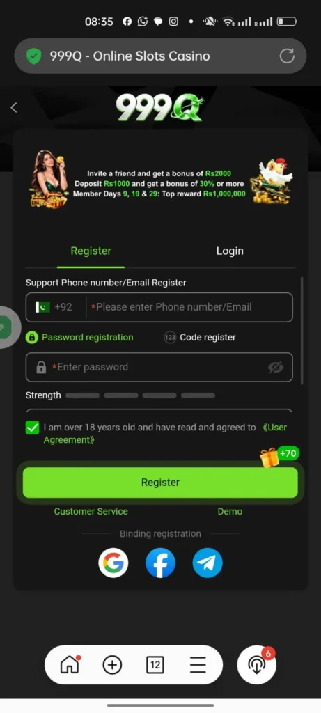 999Q Register