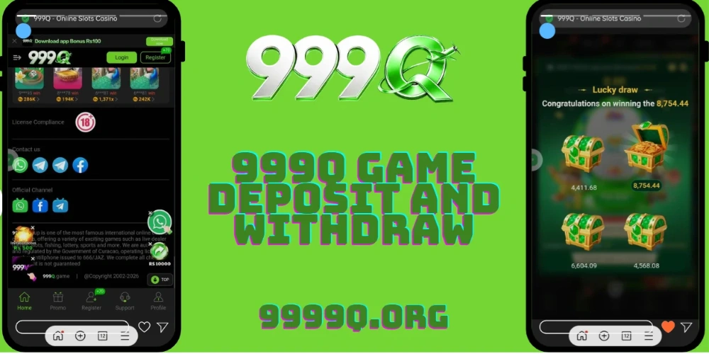 999Q game deposit and withdraw