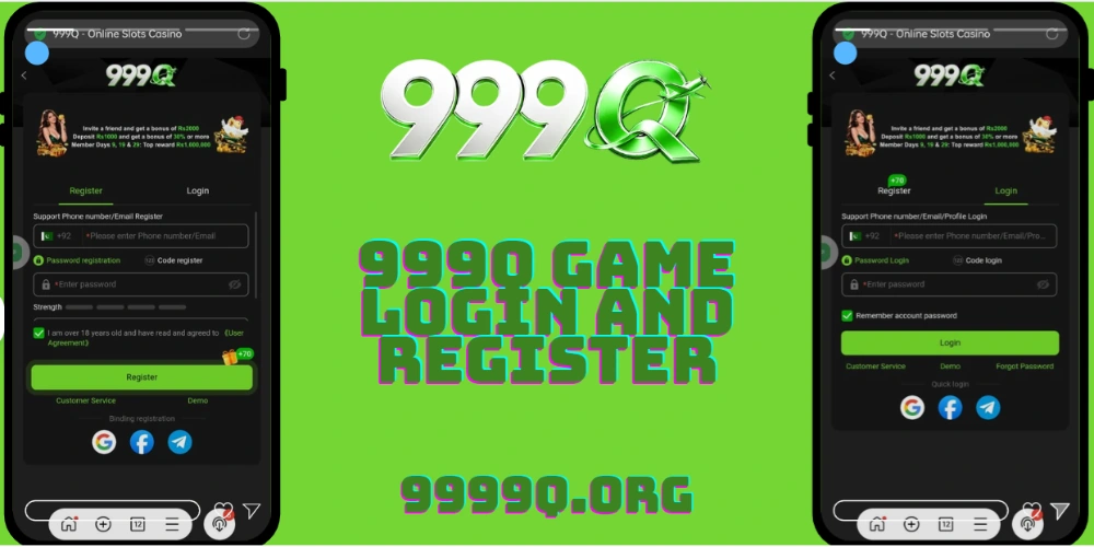 999q game login and register